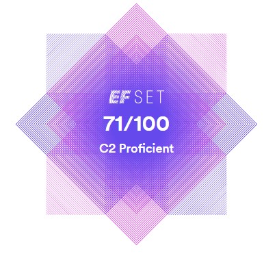 EF SET C2 Proficient English Certificate